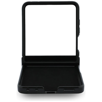 MagSafe-fodral för Samsung Galaxy Z Flip8 F776, Guess, Ring Stand Grained Classic Logo, Beige
