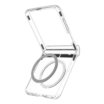 MagSafe-fodral för Samsung Galaxy Z Flip8 F776, Spigen, Ultra Hybrid Pro, Transparent Vit ACS11524