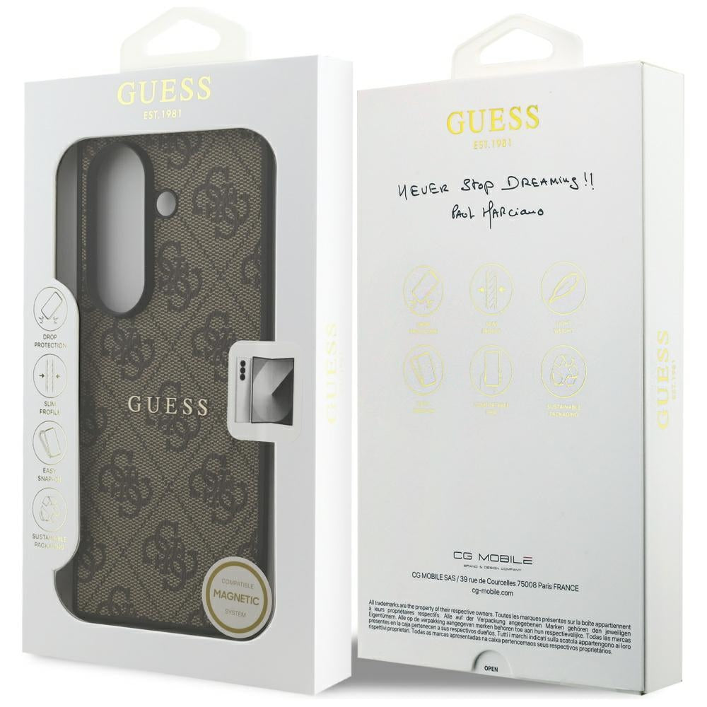 MagSafe-fodral för Samsung Galaxy Z Fold7 F966, Guess, 4G Classic, Brun