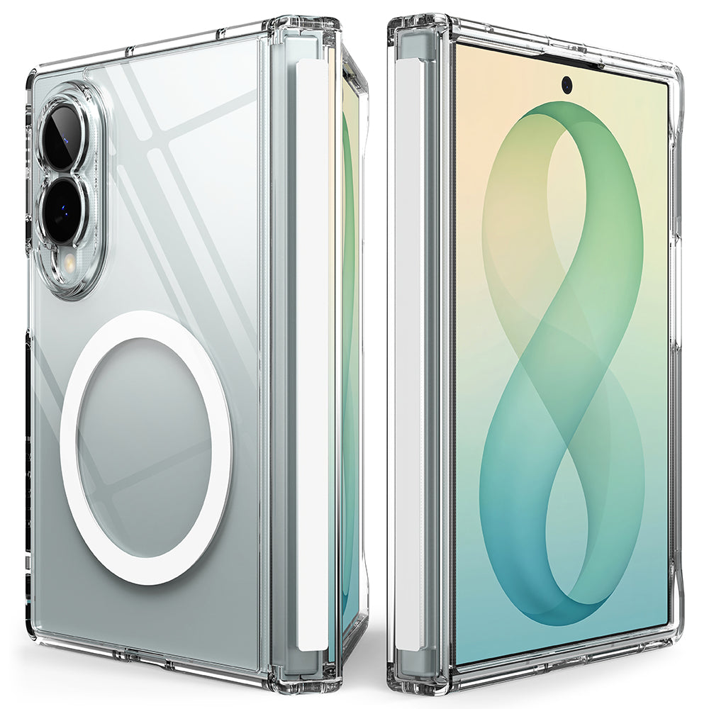 MagSafe-fodral för Samsung Galaxy Z Fold8 F971, Ringke, Fusion Flap, Transparent