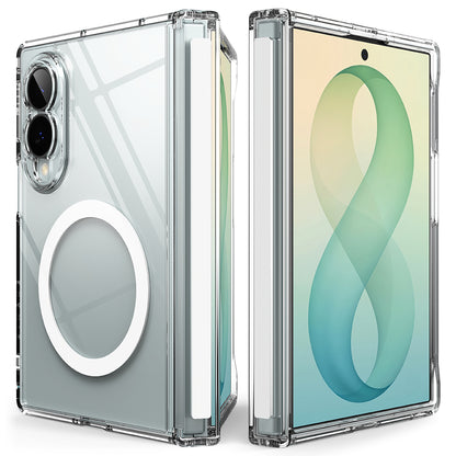 MagSafe-fodral för Samsung Galaxy Z Fold8 F971, Ringke, Fusion Flap, Transparent