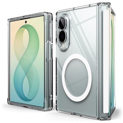 MagSafe-fodral för Samsung Galaxy Z Fold8 F971, Ringke, Fusion Flap, Transparent