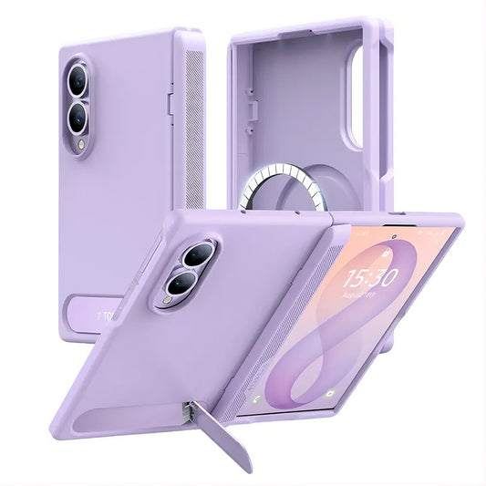 MagSafe-fodral för Samsung Galaxy Z Fold8 F971, Torras, Ostand L1 Guardian, Ljuslila