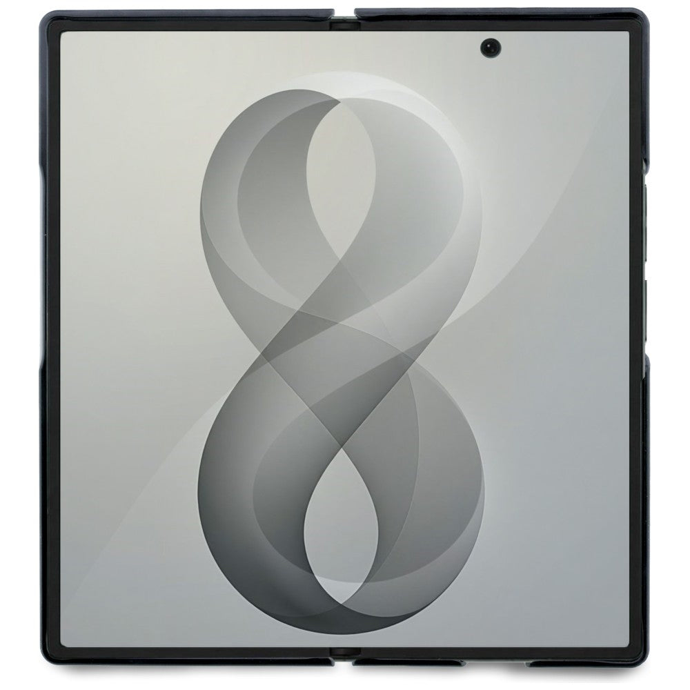 MagSafe-fodral för Samsung Galaxy Z Fold8 Ultra F976, Guess, Ring Stand Grained Classic Logo, Beige