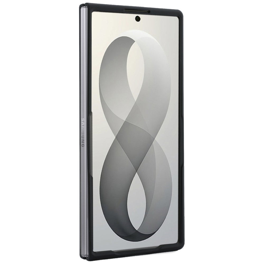 MagSafe-fodral för Samsung Galaxy Z Fold8 Ultra F976, Guess, Ring Stand Grained Classic Logo, Beige