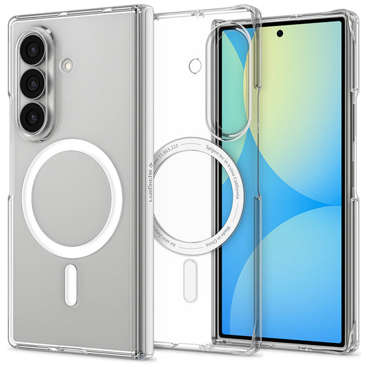 MagSafe-fodral för Samsung Galaxy Z Fold8 Ultra F976, Spigen, Air Skin Zero, Transparent Vit ACS11495
