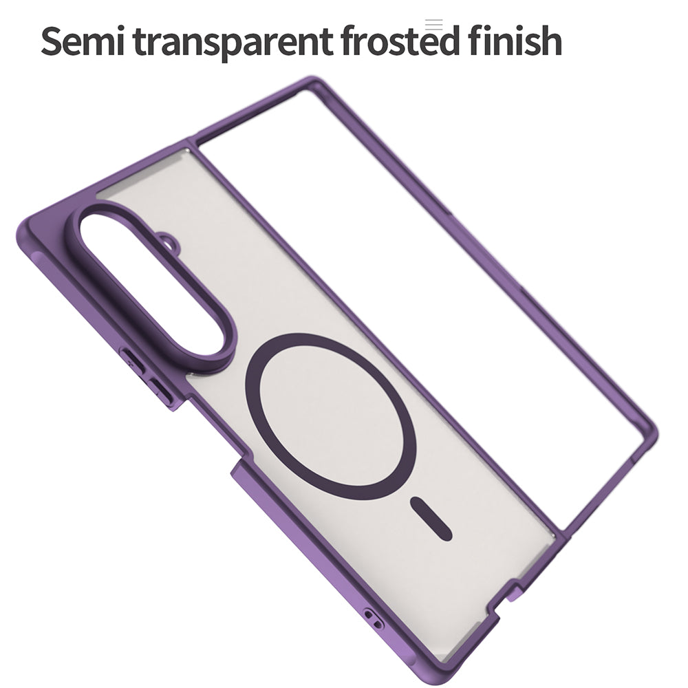 MagSafe-fodral för Samsung Galaxy Z Fold8 Ultra F976, Techsuit, HaloFrost II, Lila