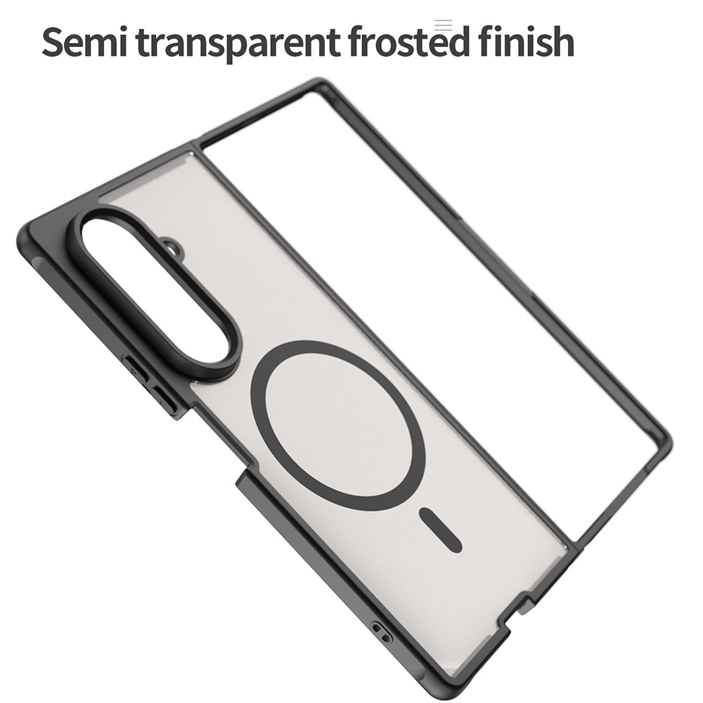 MagSafe-fodral för Samsung Galaxy Z Fold8 Ultra F976, Techsuit, HaloFrost II, Svart