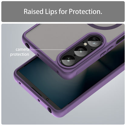 MagSafe Case for Sony Xperia 1 VII, Techsuit, HaloFrost II, Purple