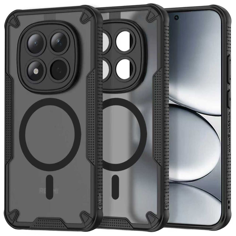 MagSafe Case for Xiaomi Poco M8 Pro / Redmi Note 15 Pro+ 5G, Tech-Protect, Rugged Shield, Black