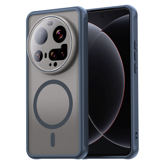 MagSafe-fodral för Xiaomi 15 Ultra, Techsuit, HaloFrost II, Marinblå