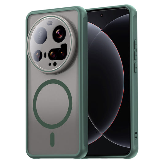 MagSafe-fodral för Xiaomi 15 Ultra, Techsuit, HaloFrost II, Grön