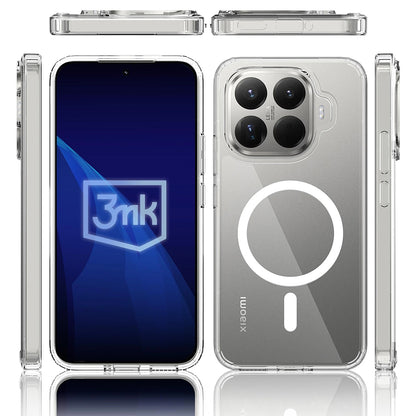 MagSafe-skal för Xiaomi 15T Pro, 3MK, Armor MagCase, Transparent