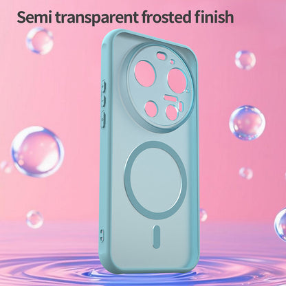 MagSafe Case for Xiaomi 17 Ultra, Techsuit, HaloFrost II, Light Green