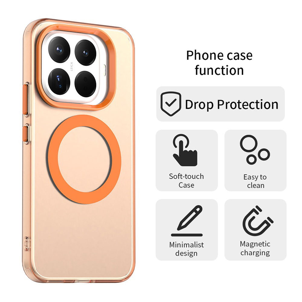 MagSafe-fodral för Xiaomi 17T Pro, Techsuit, CandyCase, Orange