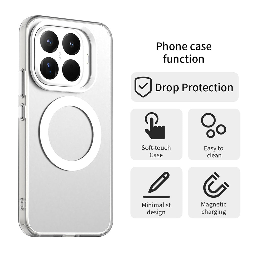 MagSafe-fodral för Xiaomi 17T, Techsuit, CandyCase, Vit