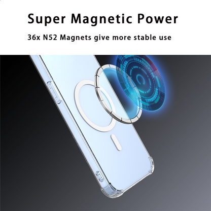 MagSafe-fodral för Xiaomi 17T, OEM, stöttåligt, transparent