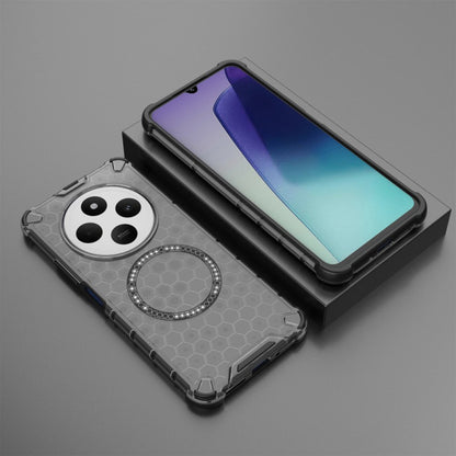 MagSafe-fodral för Xiaomi Poco C75 / Redmi 14C, Techsuit, HoneyComb Shield, Svart