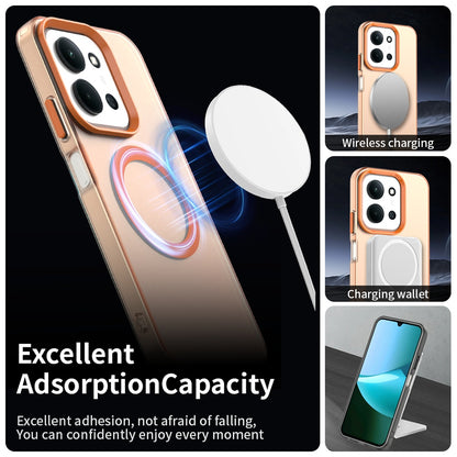 MagSafe-fodral för Xiaomi Poco C85 4G / Redmi 15C 5G / 15C 4G, Techsuit, CandyCase, Orange