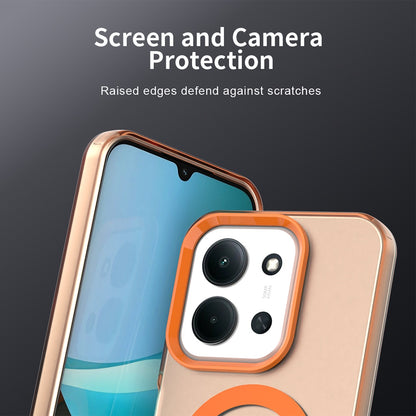 MagSafe-fodral för Xiaomi Poco C85 4G / Redmi 15C 5G / 15C 4G, Techsuit, CandyCase, Orange