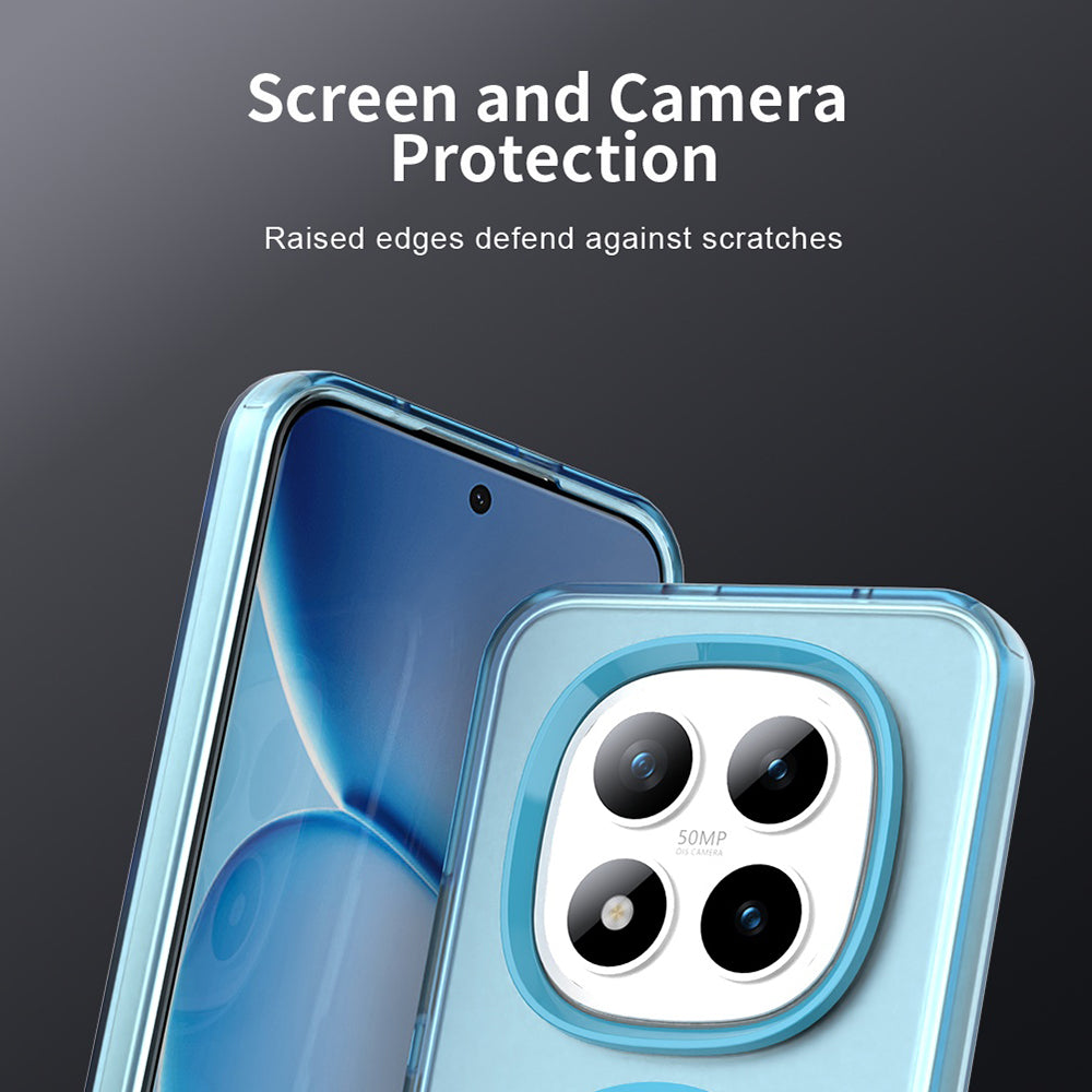 MagSafe-skal för Xiaomi Poco M8 Pro / Redmi Note 15 Pro+ 5G, Techsuit, CandyCase, Blå