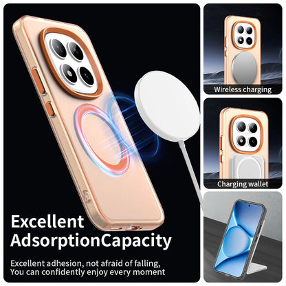 MagSafe Case for Xiaomi Poco M8 Pro / Redmi Note 15 Pro+ 5G, Techsuit, CandyCase, Orange