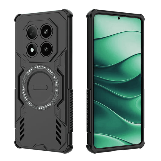 MagSafe-fodral för Xiaomi Poco X7 / Redmi Note 14 Pro 5G, Techsuit, ArmorMag, Svart