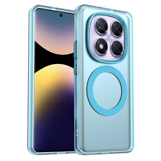 MagSafe-fodral för Xiaomi Poco X7 / Redmi Note 14 Pro 5G, Techsuit, CandyCase, Blå