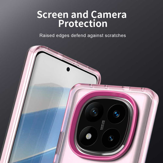MagSafe-fodral för Xiaomi Poco X7 / Redmi Note 14 Pro 5G, Techsuit, CandyCase, Rosa
