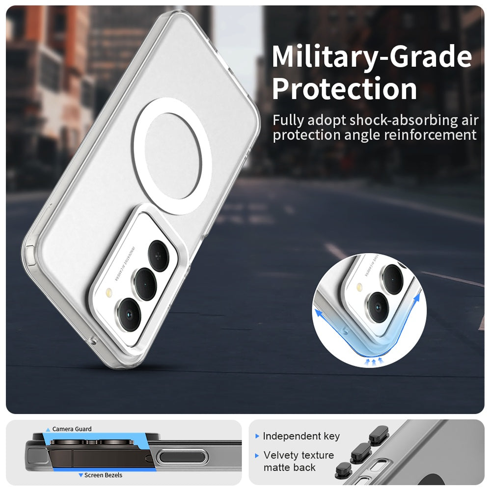 MagSafe-skal för Xiaomi Redmi 15 5G / 15 4G, Techsuit, CandyCase, Vit