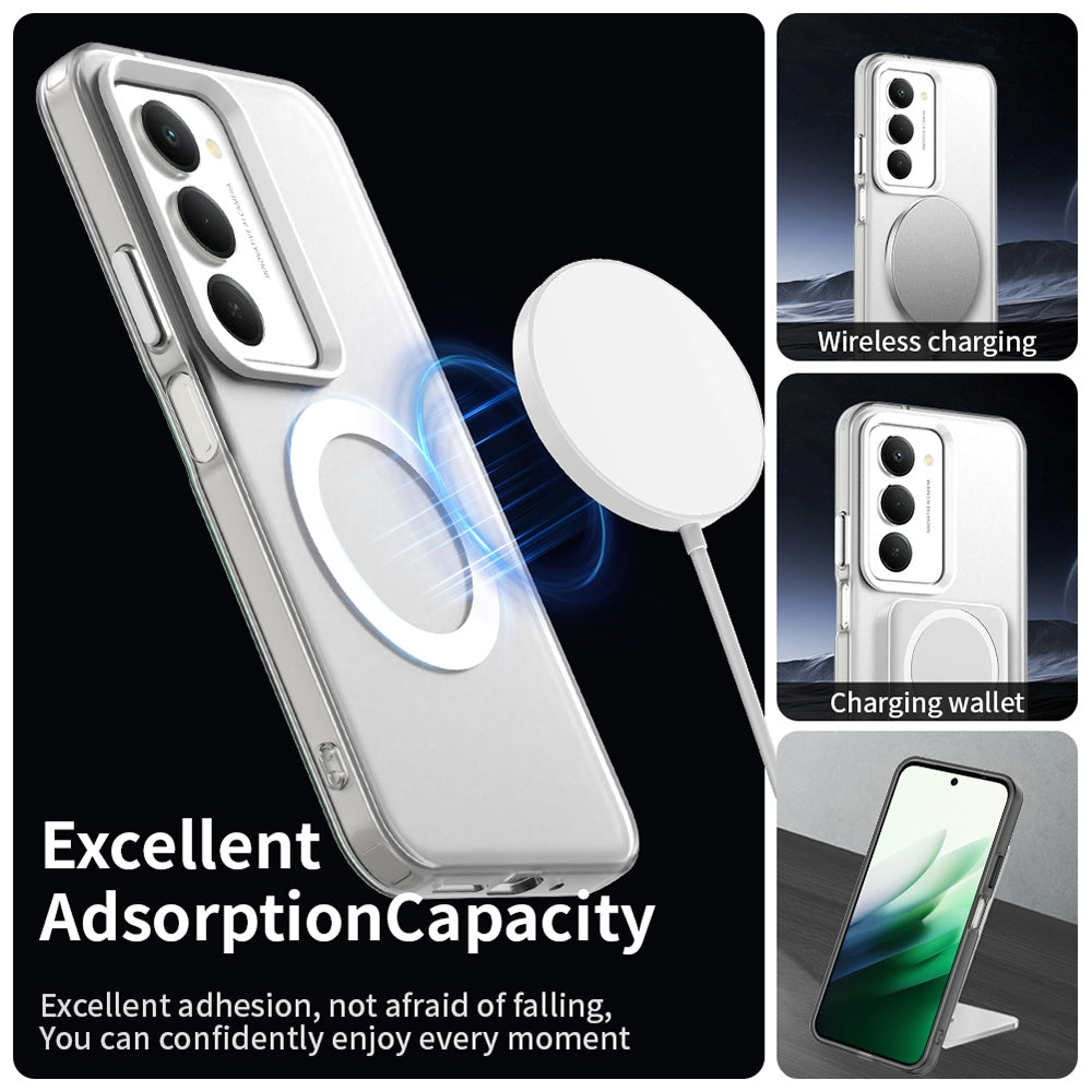 MagSafe-skal för Xiaomi Redmi 15 5G / 15 4G, Techsuit, CandyCase, Vit