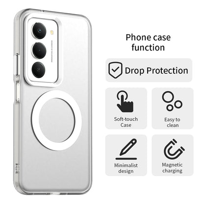 MagSafe-skal för Xiaomi Redmi 15 5G / 15 4G, Techsuit, CandyCase, Vit