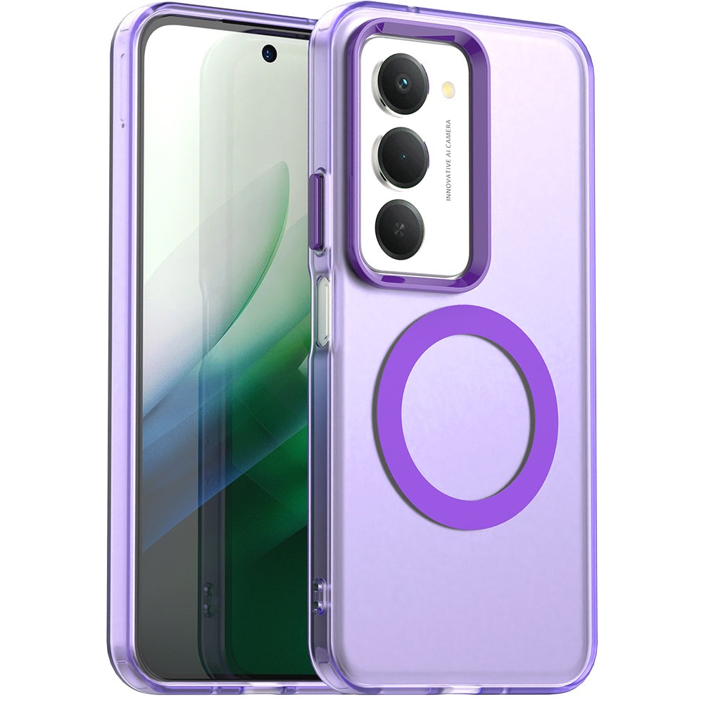 MagSafe-skal för Xiaomi Redmi 15 5G / 15 4G, Techsuit, CandyCase, Lila