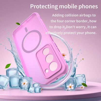 MagSafe-skal för Xiaomi Redmi 15 5G / 15 4G, Techsuit, HaloFrost II, Rosa