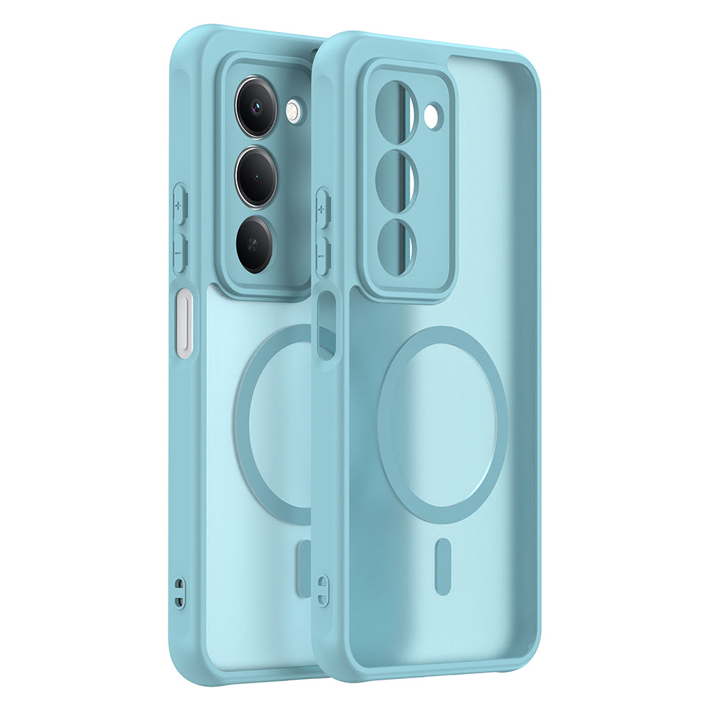 MagSafe-skal för Xiaomi Redmi 15 5G / 15 4G, Techsuit, HaloFrost II, Ljusgrön