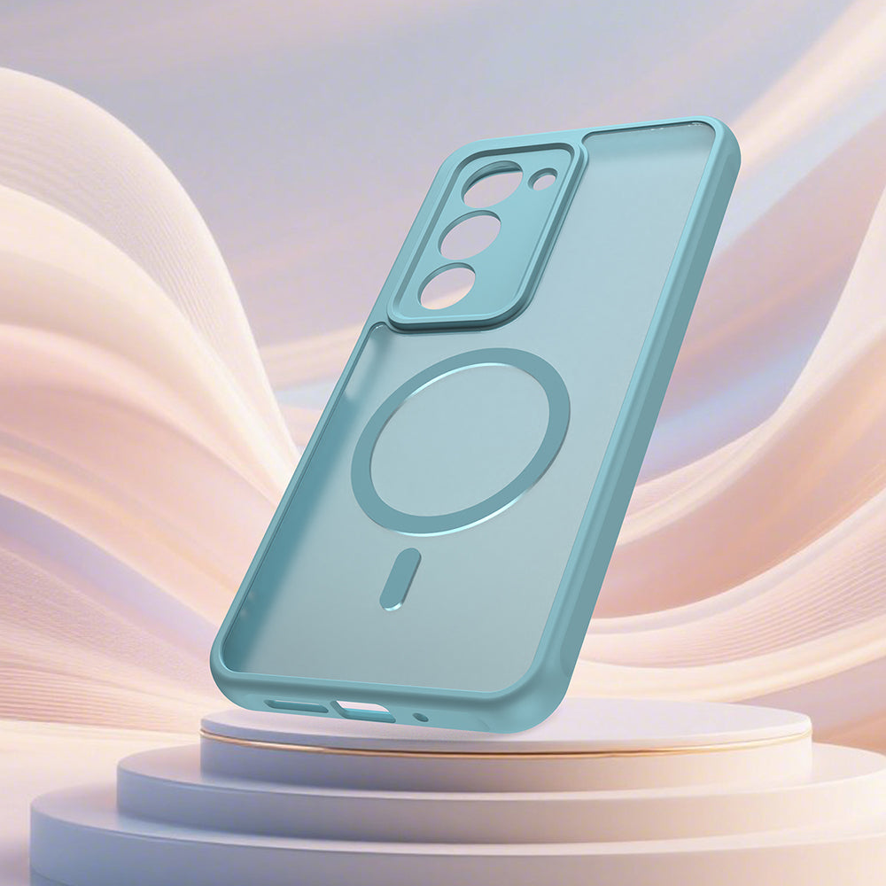 MagSafe-skal för Xiaomi Redmi 15 5G / 15 4G, Techsuit, HaloFrost II, Ljusgrön