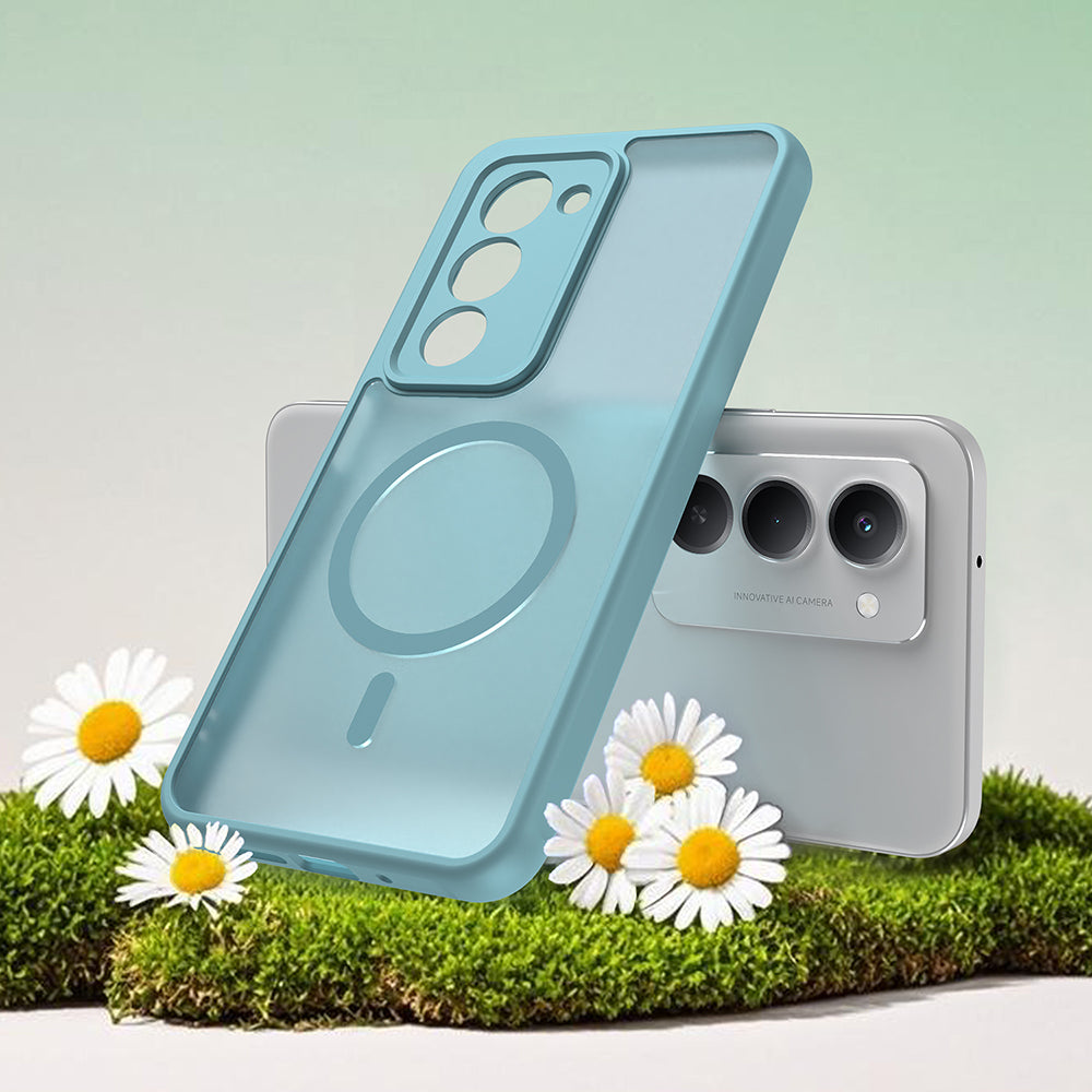 MagSafe-skal för Xiaomi Redmi 15 5G / 15 4G, Techsuit, HaloFrost II, Ljusgrön