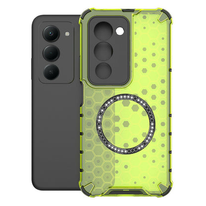 MagSafe-skal för Xiaomi Redmi 15 5G / 15 4G, Techsuit, HoneyComb Shield, Grön