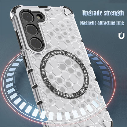 MagSafe-skal för Xiaomi Redmi 15 5G / 15 4G, Techsuit, HoneyComb Shield, Grön