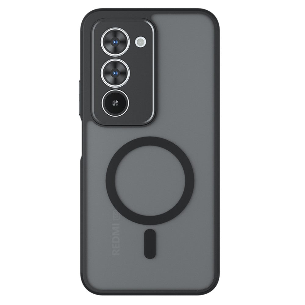 MagSafe-fodral för Xiaomi Redmi 15 5G / 15 4G, Techsuit, PureFrost, Satinsvart
