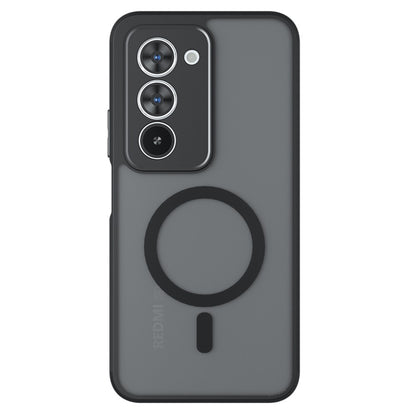MagSafe-fodral för Xiaomi Redmi 15 5G / 15 4G, Techsuit, PureFrost, Satinsvart