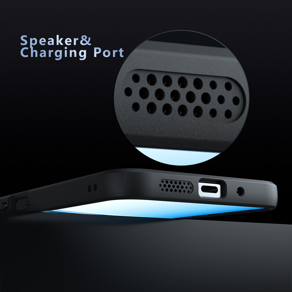 MagSafe-fodral för Xiaomi Redmi 15 5G / 15 4G, Techsuit, PureFrost, Satinsvart