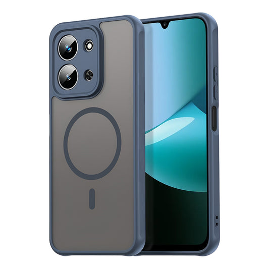MagSafe-skal för Xiaomi Redmi 15C 5G / 15C 4G, Techsuit, HaloFrost II, Marinblå