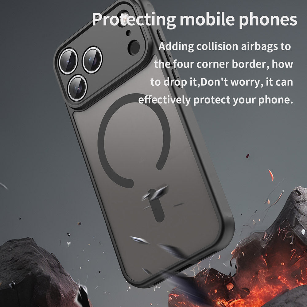 MagSafe-skal för Xiaomi Redmi 15C 5G / 15C 4G, Techsuit, HaloFrost II, Svart