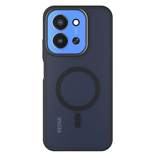 MagSafe-fodral för Xiaomi Redmi 15C 5G / 15C 4G, Techsuit, PureFrost, Satinsvart