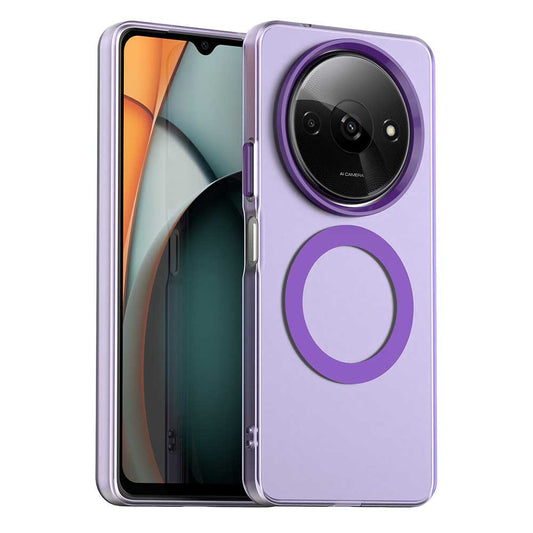 MagSafe-fodral för Xiaomi Redmi A3x / A3, Techsuit, CandyCase, Lila
