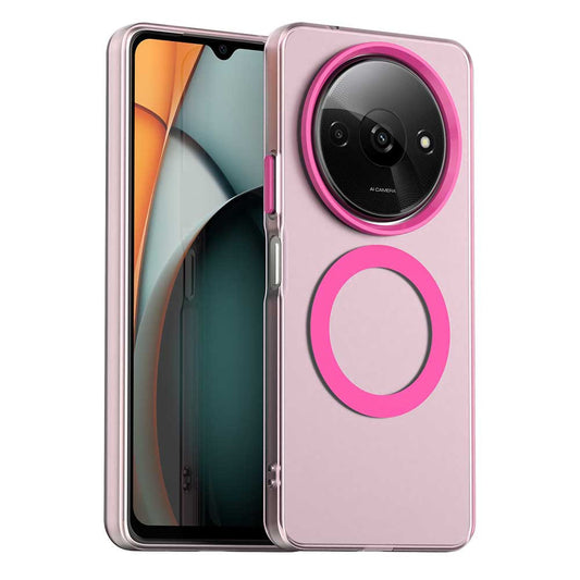 MagSafe-fodral för Xiaomi Redmi A3x / A3, Techsuit, CandyCase, Rosa