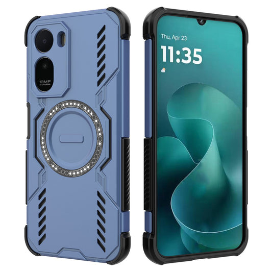 MagSafe-fodral för Xiaomi Redmi A7 Pro 4G, Techsuit, ArmorMag, Blå