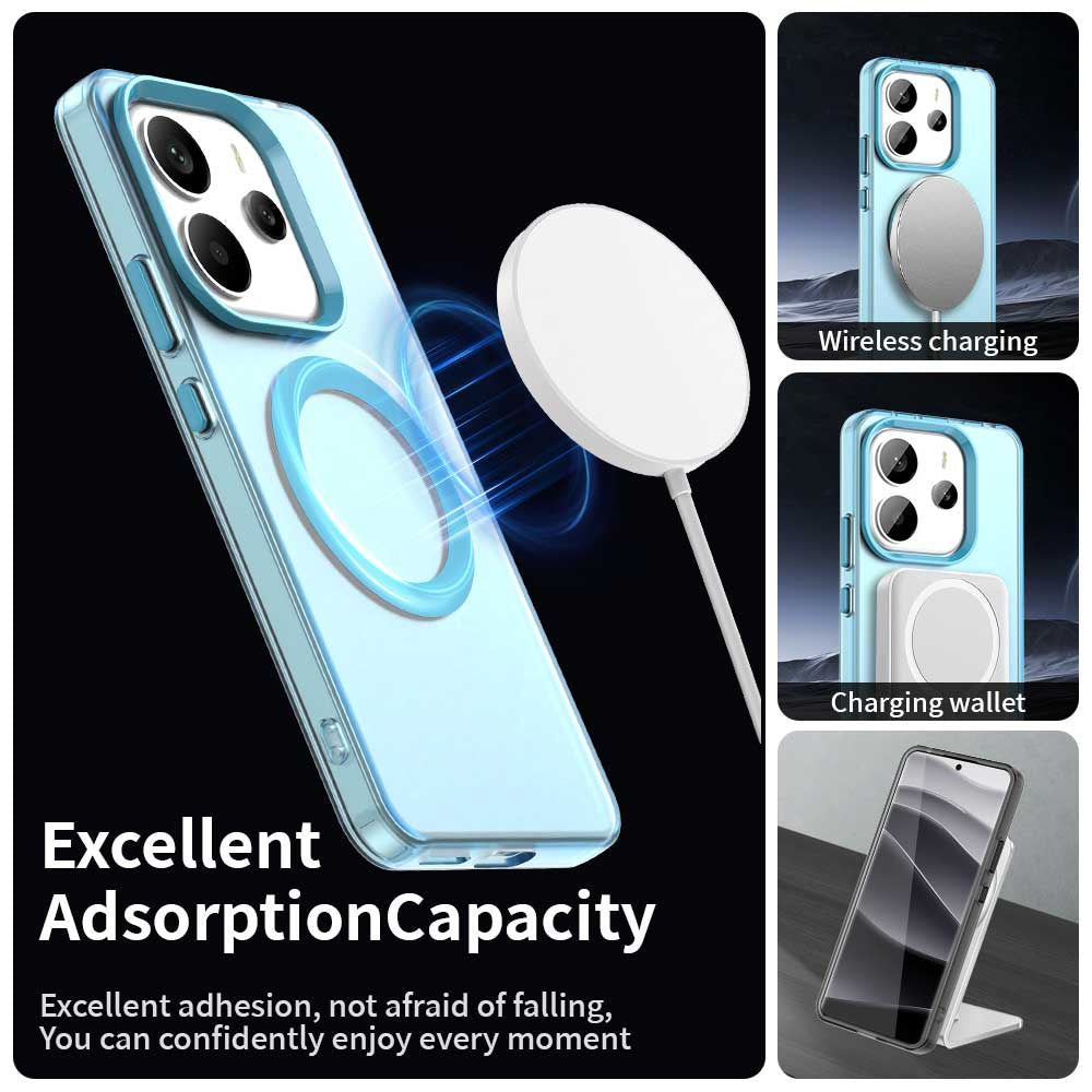 MagSafe Case for Xiaomi Redmi Note 14 4G (Regional), Techsuit, CandyCase, Blue