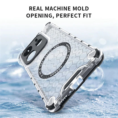 MagSafe-fodral för Xiaomi Redmi Note 14 5G, Techsuit, HoneyComb Shield, Vit